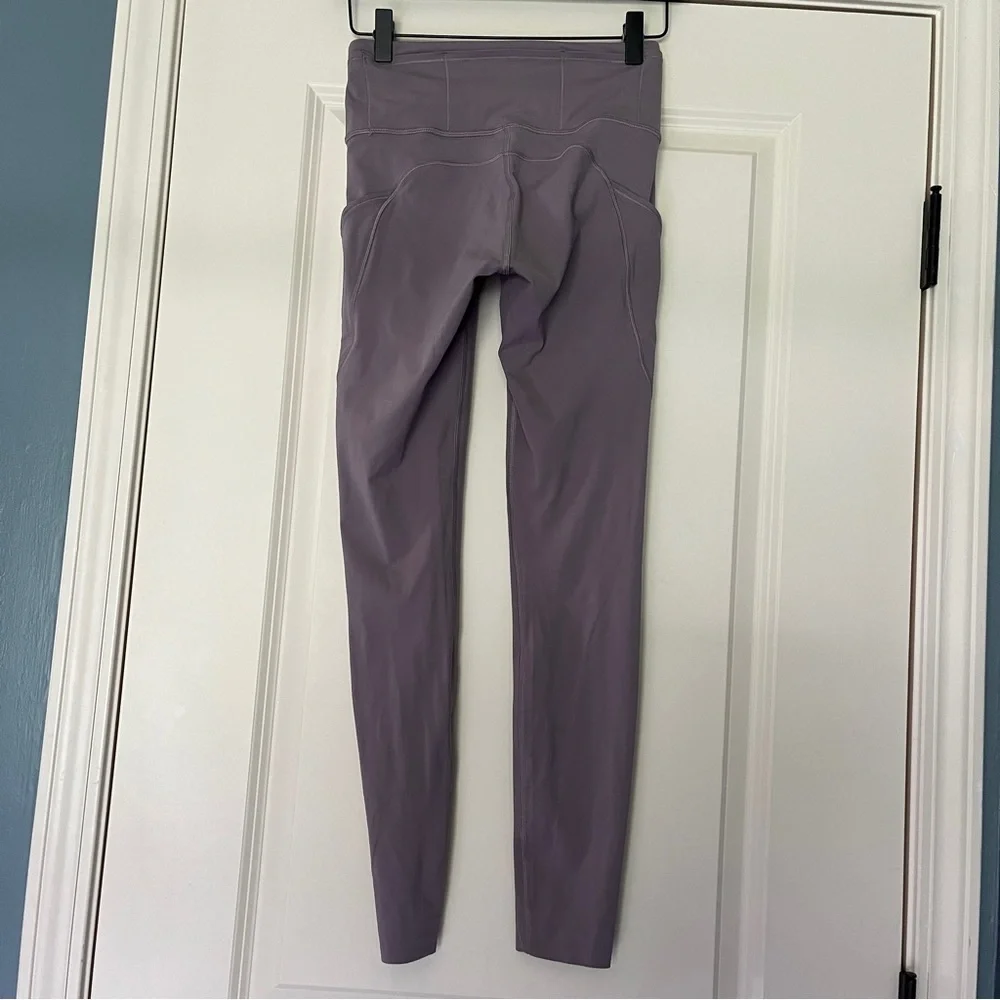 Lululemon Fast and Free Tight II 25" *Non-Reflective Nulux - violet verbena - Picture 5 of 6